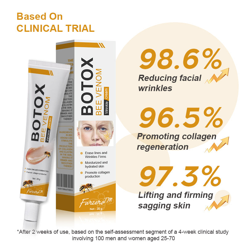 (🛰️Made and Shipped from Canada✅) 👩⚕️Furzero™ Botox Bee Venom Wrinkle Removal Cream-(LAST DAY 70% OFF)